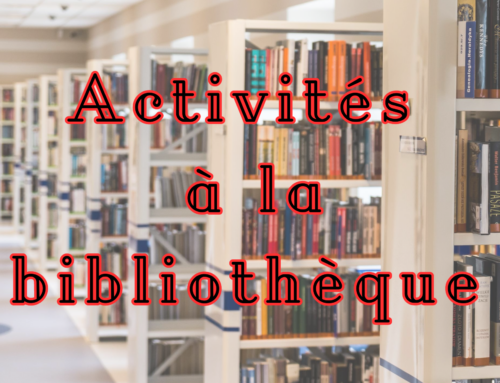 Les activités à la bibliothèque